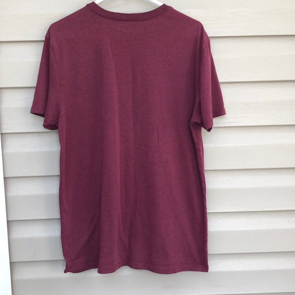 Vurt Shirts Vurt Mens Burgundy V Neck Short Sleeve Shirt Poshmark